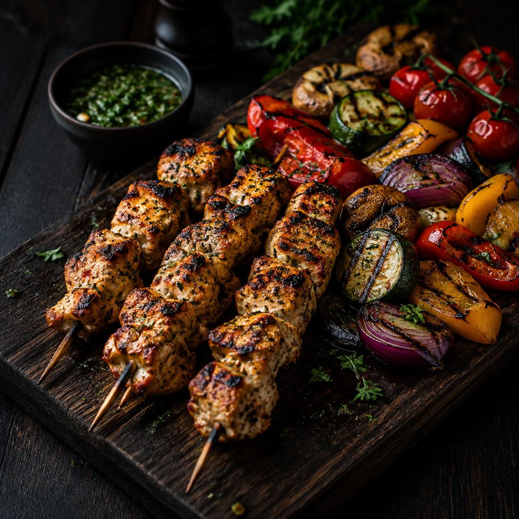 Grilled Chicken Skewers